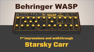 Behringer WASP  REVIEW amp DEMO [upl. by Reywas]