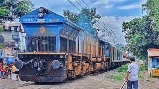 FASCINATE LONG HOOD FORWARD SILIGURI WDP4 20001  19306 KAMAKHYADR AMBEDKAR NAGAR WEEKLY EXPRESS [upl. by Amrac]