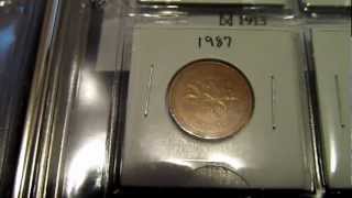 My Canadian Penny Collection [upl. by Nissie]