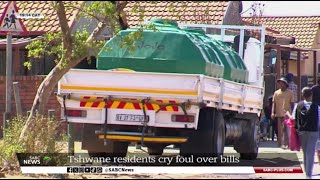 Tshwane residents cry foul over bills [upl. by Wolsky]