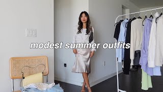 modest and cute summer outfit ideas [upl. by Mauer526]