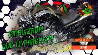 Yamaha MT01 al desnudo 💥 FINALIZADA [upl. by Gisela]