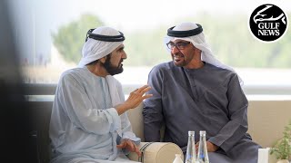 UAE President Sheikh Mohamed bin Zayed holds meeting with Mohammed bin Rashid in Abu Dhabi [upl. by Hueston212]