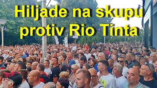 Ne damo Jadar Loznica protest protiv rudarenja [upl. by Maudie264]