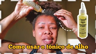 💛 Como aplicar o tônico de alho da gota dourada e como retirar da forma correta [upl. by Attenor12]