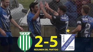 ATLETICO HUANGUELEN vs SAN MARTIN ST  Resumen 25  Fecha 10 Clausura LIGA REGIONAL de FUTBOL [upl. by Adlin803]