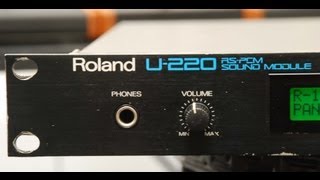 Roland U220 Factory ROM Play Demo Songs [upl. by Kippar62]