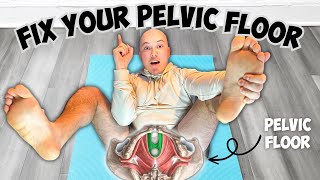 3 LIFE CHANGING Stretches For Your Pelvic Floor step by step guide [upl. by Nellad436]