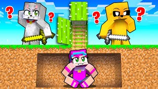 Hice Trampas con BASES SECRETAS en 2 CAZADORES vs CORREDOR 😱🔪 Minecraft [upl. by Blane104]