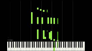 Velours Anomalie Synthesia piano tutorial read description [upl. by Repsac]