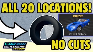 🔥UNCUT VERSION ALL 20 PARTS LOCATION in Car Dealership Tycoon BARN HUNT Event cardealershiptycoon [upl. by Wan]