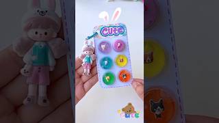 3D stickers with slime slime craft shorts tonniartandcraft art love craft diy [upl. by Parks156]