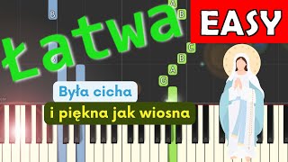 🎹 Była cicha i piękna jak wiosna  Piano Tutorial łatwa wersja 🎵 NUTY W OPISIE 🎼 [upl. by Adnuhser]