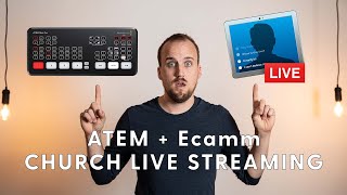 Church Live Streaming Coaching Call  Ecamm Live  ATEM Mini Pro [upl. by Liebman67]