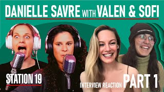 Danielle Savre with Valen amp Sofi  Interview REACTION 13  IT HAS SUBTITLES [upl. by Ahsiam]