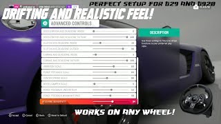 Forza Horizon 4 Best Force Feedback Setup For Logitech G920G29 Drifting Realistic [upl. by Leribag]