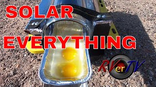 SOLAR EVERYTHING Solar Cooker4 Patriot Power CellSolar Panel [upl. by How534]