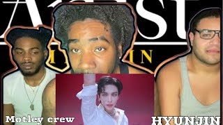 Artist Of The Month Motley Crew covered by Stray Kids HYUNJIN현진  October 2021 4K Reaction [upl. by Isidor]