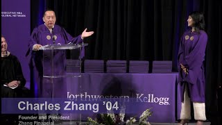 2023 Kellogg  Northwestern Executive MBA Graduation Keynote Speakers Charles and Lynn Zhang [upl. by Zena]