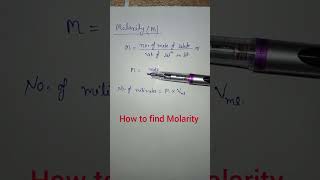 How To Find Molarity Of Solution chemistry ncertneet2025 molarity shorts doctor moleconcept [upl. by Dressler]