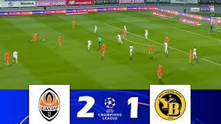 Shakhtar Donetsk vs Young Boys 21  UEFA Champions League 202425  Match Highlights [upl. by Zia]