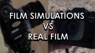 PORTRA 400 Film Simulation vs Real Film  Canon A1 vs Fujifilm XT2  Barcelona [upl. by Demb]