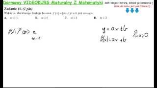 Zadanie 10 matura poprawkowa sierpień 2010 [upl. by Sev]