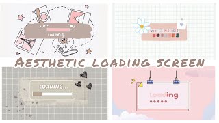 Aesthetic loading screen for edits [upl. by Angy]