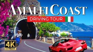 4K Amalfi Coast Drive Italys Breathtaking Hidden Gems 🇮🇹 [upl. by Eilac]