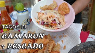 COMO PREPARAR RICOS TACOS DE PESCADO Y CAMARONCOMIDA REGIONAL MEXICANADE TODO EN EL RANCHO [upl. by Ferreby659]