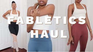 Fabletics First Impressions TRYON Haul [upl. by Enortna]