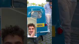 Lando Norris FaceTimes Max Seeing His New Car [upl. by Ennahgiel]