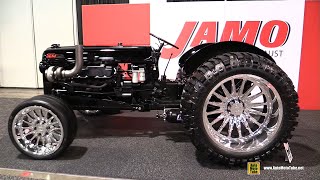 A DRAG TRACTOR  Ford Stroked N 73 Powerstroke Diesel by Jamo Performance Exhaust [upl. by Lamahj]