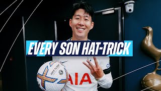 EVERY HEUNGMIN SON HATTRICK FOR TOTTENHAM HOTSPUR [upl. by Ynohtnanhoj]