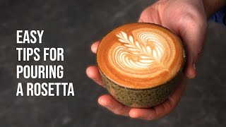 Beginners guide to pouring a rosetta [upl. by Alitha]