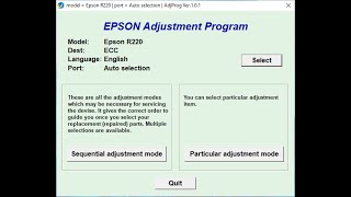 How to Reset EPSON L130 L220 L310 L360 L365 Printer with Resetter  INKfinite [upl. by Anella]