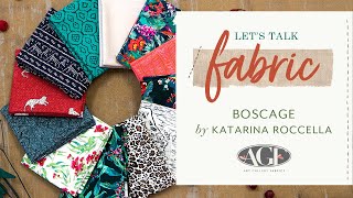 Boscage by Katarina Roccella  NEW Quilting Cotton Fabric Collection  Art Gallery Fabrics [upl. by Yarod]