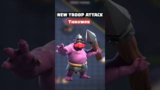 Thrower Attack Clash of Clans 🔥🤩 clashofclans coc cocshorts [upl. by Ocinom942]