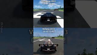 The Crew 2  Creators Tempesta 2022 vs Lamborghini Veneno 2013 Drag Race Max Upgrades [upl. by Anneiv]