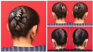 Make This Multiple Juda Hairstyle By Your Self  Clutcher Juda Hairstyle For Ladies  Medium Hair [upl. by Eemla]