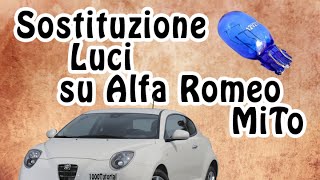 Tutorial 09  Sostituire Luci Diurne su Alfa Romeo MiTo [upl. by Ainex]