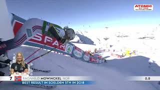 Ragnhild Mowinckel 🇳🇴  Solden giant slalom Oct 28 2023 1st run [upl. by Alyse]