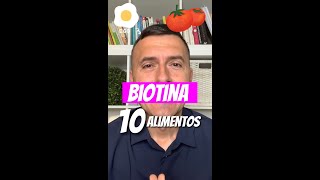 🥑 10 Alimentos ESPECTACULARES Ricos en BIOTINA [upl. by Remos]