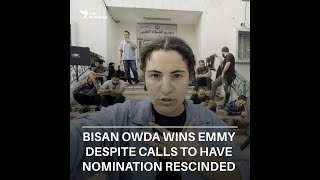 Palestinian journalist Bisan Owda wins Emmy Award despite calls to have her nomination rescinded [upl. by Felike]