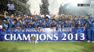 IPL 2013 Final Highlights  MI vs CSK Full Match  Mumbai Indians vs Chennai Super Kings Full Video [upl. by Nowad]