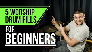 5 Worship Drum Fills For Beginners [upl. by Kazue]