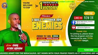 OUR ALL NIGHT LIVE VIGIL WITH EVANG JEROME OGBONNA [upl. by Assenab]