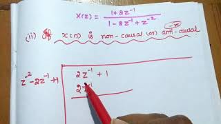 Inverse z  Transform using Long Division Method  Problems [upl. by Millman281]