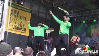 Captain Barkey amp Wickerman backed by House Of Riddim  Reggae Jam 832012 PART 2 [upl. by Akinimod]