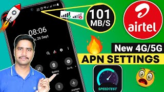 Airtel APN Settings 4g5g 2024  Airtel Network Problem Solution  Airtel Internet Not Working Net [upl. by Yvon]